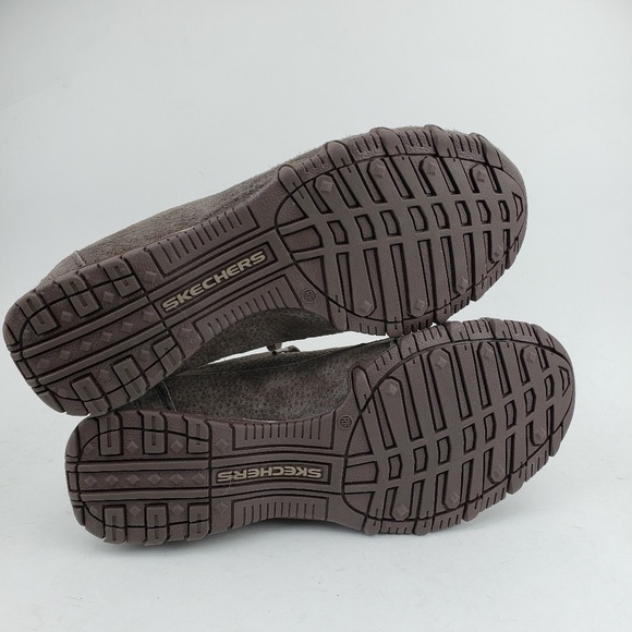 Skechers Brown Leather Comfort Walking Shoes 8.5 - Picture 8 of 8